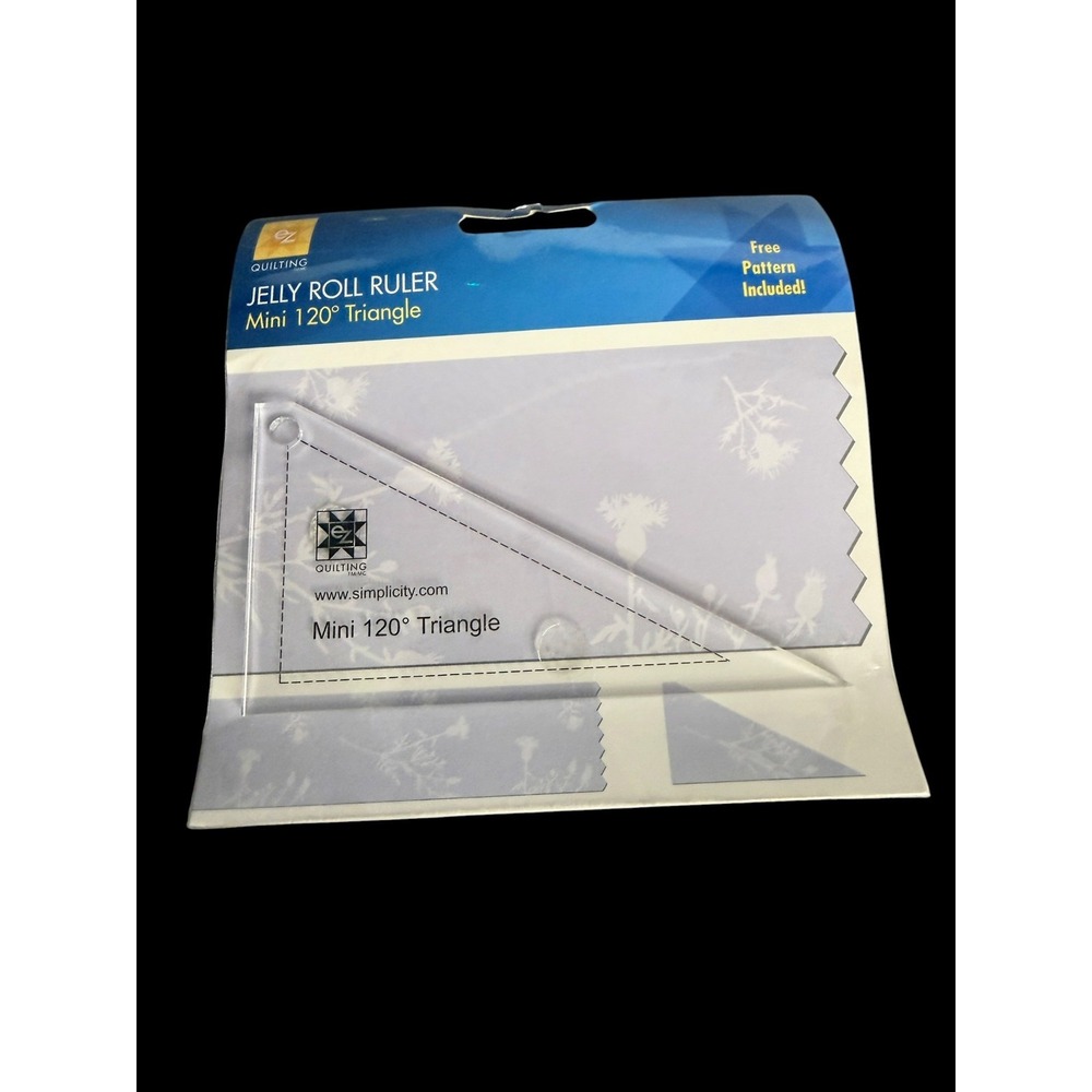 NEW EZ Quilting Jelly Roll Ruler Mini 120° Triangle 882229